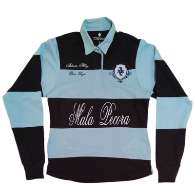 Polo Mujer Bordado MALA PECORA Blue Premium Adrian Alley...