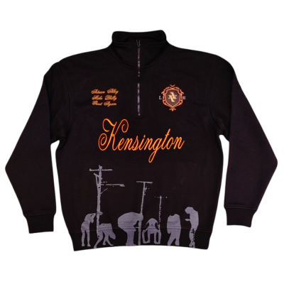 Sudadera Half Zip "Kensington" Premium Adrian Alley...