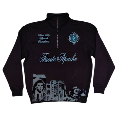 Sudadera Half Zip "Fuerte Apache" Premium Adrian Alley...