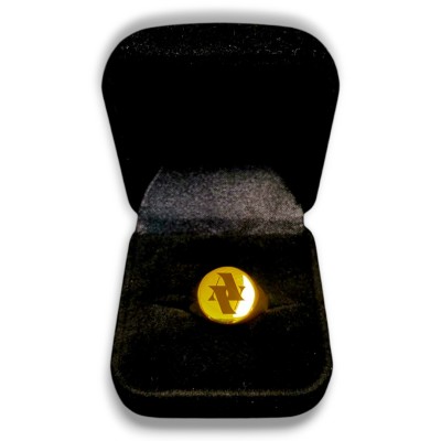 Anillo Redondo Gold Logo Adrian Alley Limited Edition