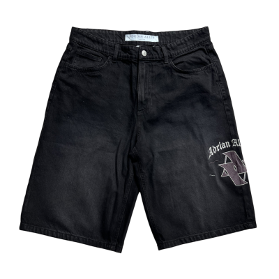 Pantalón Corto Baggy Premium Black Used Black Bird Adrian...