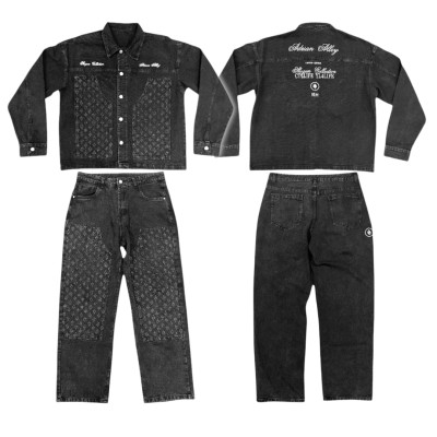 Conjunto Black Denim Shogun Collection Adrian Alley...