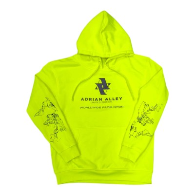 Sudadera Adrian Alley Worldwide from Spain Fluor Yellow...