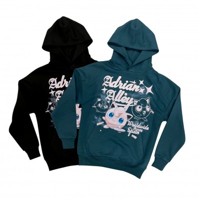 Sudadera Jigglipuff Tussi verde/negra Adrian Alley...