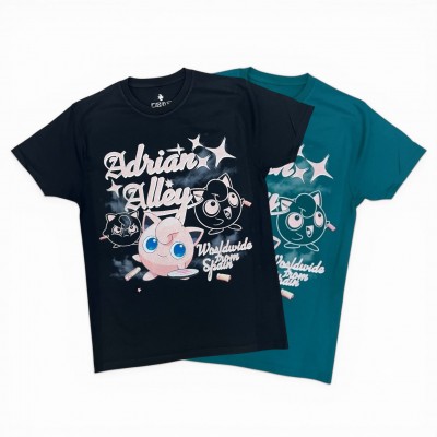 Camiseta Jigglupuff Tussi Tropical Green/Negra Adrian...