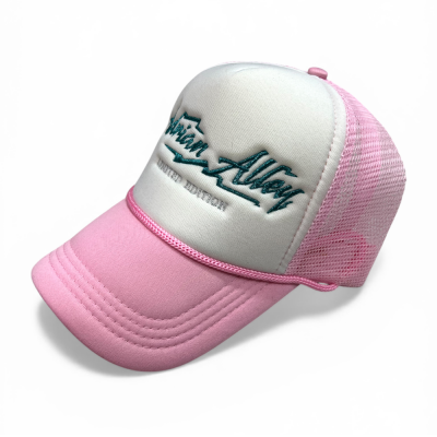 Gorra Trucker Jigglypuff Rosa y Verde Adrian Alley...