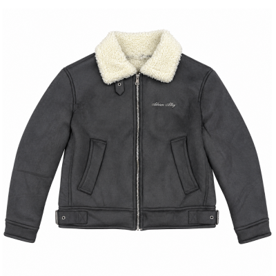 Chaqueta Antelina Gris Angel VS Demon Adrian Alley...